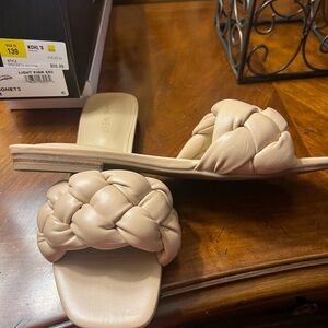 Nine West Blush Braided Slide Sandals